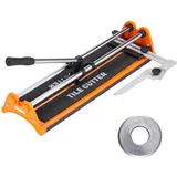 Vevor Fliesenschneider mit einer Gesamtschnittlänge von 430mm, Schnittstärke 4-12mm Mindest. Schnittbreite 25mm Fliesenschneidmaschine inkl. Extra