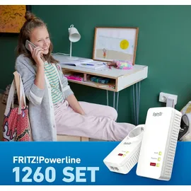 AVM FRITZ!Powerline 1260E 1200 Mbps 2 Adapter 20002795