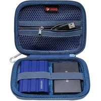 XANAD Tasche für Samsung Portable SSD T9 / T7 Shield / T7 / T7 Touch Externe SSD Case Schutzhülle (blau)