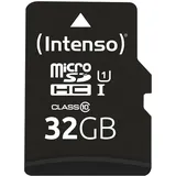 Intenso Flash-Speicherkarte (SD-Adapter inbegriffen)