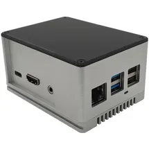Radxa RockPi_GH_PROHP_SV SBC-Gehäuse Passend für (Entwicklungskits): Rock Pi Silber