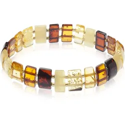 Armband OSTSEE-SCHMUCK "Ostsee-Schmuck Armband Leni Armband Leni", braun, Armbänder, Damen, 19cm, Bernstein