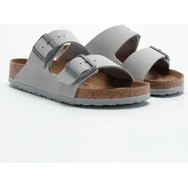Birkenstock Herren Pantolette, grau(stonecoin (01401)), Gr. 43 - Regular grau