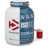 Dymatize Iso100 Hydrolyzed Cookies & Cream Pulver 2200 g