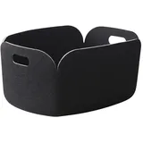 Muuto - Restore Aufbewahrungskorb 48 x 35 cm, schwarz