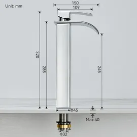 cecipa max Einhandmischer Chrom