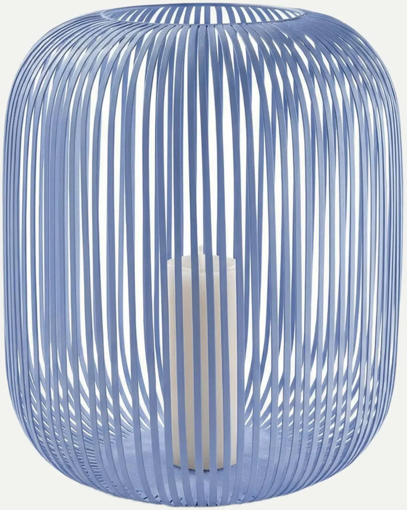 Laterne Lig M- 29x35,5cm Blau