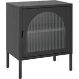 vidaXL Nachtschrank 50 x 35 x 60 cm Schwarz