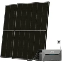 solarway All In One Balkonkraftwerk 880 W / 800 W inkl. 1,6 kWh Anker Solix 2 Pro Speicher