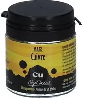 SIDN OLIGOCLASSIC CUIVRE - Gélule, complément alimentaire à base de cuivre. bt 50 Capsule(S) pc(s)