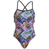 Funkita Badeanzug Strapped In One Piece Boxanne blau DE 40 / FR 42