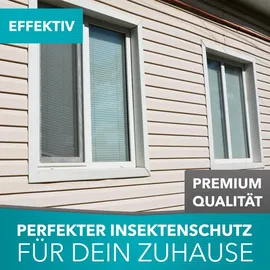 APANA Insektenschutz Fenster 120 x 140 cm anthrazit