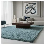 KADIMA DESIGN Teppich Salzkorn Blau 120 x 170 cm