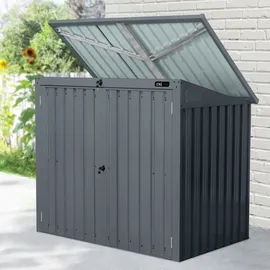 Axi Gartenschrank Oscar Metall 2 x 240 l Anthrazit