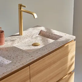 Tikamoon Waschtisch-Unterschrank 120 x 0 x 0 cm Rosa
