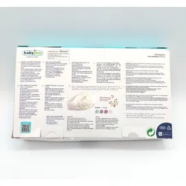 Babyjem Kirschkernkissen - Größenverstellbarer Wärmekissen für Babys - Dinkelkissen ideal geeignet bei Bauchschmerzen & Blähungen - Körnerkissen aus 100% Baumwolle Weiß