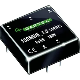 GAPTEC 15DMWE_2412S1.5 DC/DC-Wandler, 15 W, 12 V, DIP