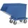FETRA Muldenkipper Stahl 0,8 m3 blau 800 kg mit Rollen