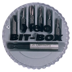 Felo Bit-Set Felo Bit-Box 7-tlg SL, PZ, PH, BH inkl.Bithalter
