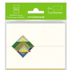 Tischkarte 6ST  Head 6 Stück