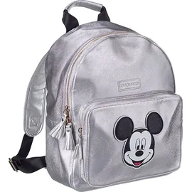 Onomato! Mickey Mouse Rucksack Backpack | Farbe:Silber - Silber