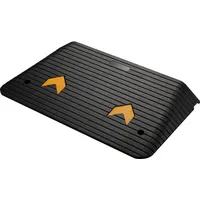 Wiltec Schwellenrampe bis 50 t, Rampe aus robustem Gummi