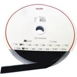 FASTECH® T0103899990325 Klettband zum Aufkleben Hotmelt Haftteil (L x B) 25000mm x 38mm Schwarz 25m