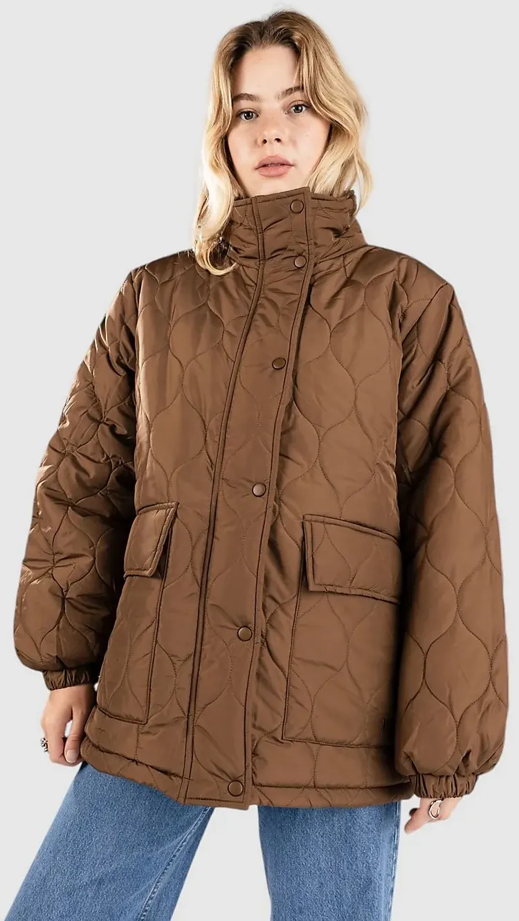 Misfit Shapes Duplis Puffa Jacke chocolate Gr. 12