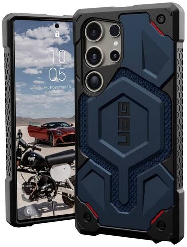Urban Armor Gear Monarch Pro Backcover Samsung Galaxy S24 Ultra Kevlar®, Blau MagSafe kompatibel