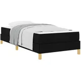 vidaXL Boxspringbett 80 x 200 cm Schwarz