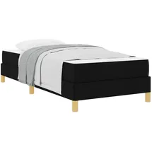 vidaXL Boxspringbett 80 x 200 cm Schwarz