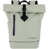 Travelite Basics Roll-Up Rucksack Plane Hellgrün