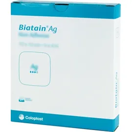 KOHLPHARMA GMBH Biatain Ag Schaumverband 10 x 10 cm 5 St.