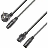 Adam Hall Cables Adam Hall 8101 PSAX 1000 Netz- und (10 m), Audio Kabel