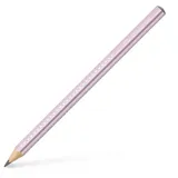 Faber-Castell Jumbo Sparkle Bleistift B rose metallic, 1 St.