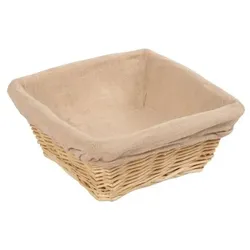 Olympia Brotkorb Weide Mit Futter 23Cm