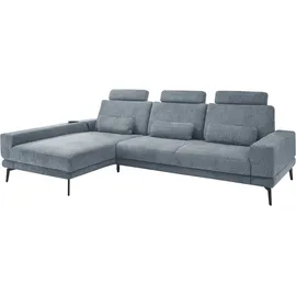 Set One by Musterring Eckcouch Polyester 3-Sitzer Blau