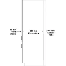 Küchen-Preisbombe Küchenzeile 350 x 210 cm Stilo Weiß
