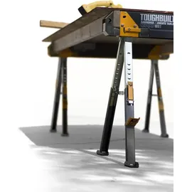 ToughBuilt Konstruktionsböcke Holz/Stahl orange 1 x Paar 1180 kg