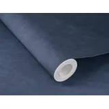 Rasch Textil Paraiso Uni Vliestapete 10,05 x 0,53 m 330106 dunkelblau