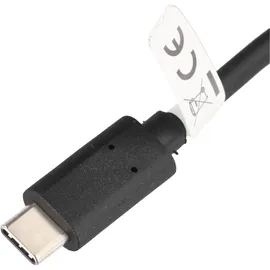 Heitech USB-C auf USB-C 1 m Schwarz