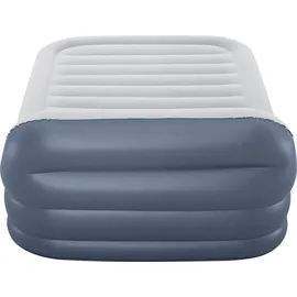 BESTWAY Tritech Doppelluftbett SleekFlowTM mit Kopfteil & integrierter Elektropumpe 226 x 152 x 84 cm