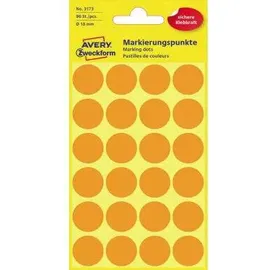 Avery Zweckform Klebepunkte 3173 Ø 18,0 mm Leucht-Orange 96 St.