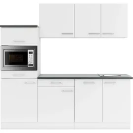 OPTIFIT Küchenzeile Bella 210 cm weiß