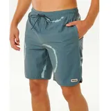 Rip Curl Badeshorts Pacific Rinse Dye Volley Grau S