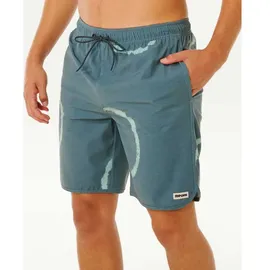 Rip Curl Badeshorts Pacific Rinse Dye Volley Grau S