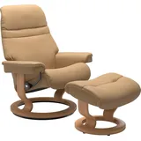 Stressless Stressless® Relaxsessel »Sunrise«, mit Classic Base, Größe L, Gestell Eiche beige