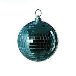 SATISFIRE Spiegelkugel 15cm blau Discokugel Mirrorball Party Disko Deko
