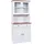 Interlink Inter Link Buffetschrank Westerland - Kiefer massiv, 2 Schubladen, - Weiss, Sepia lackiert