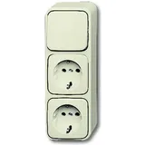Busch-Jaeger Schuko-Steckdose 2 EAP Beige 2 St.